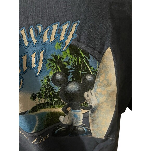 Vintage Disney Shirt Mens Large Blue Cruise Line Castaway Cay Mickey Graphic - Picture 15 of 16